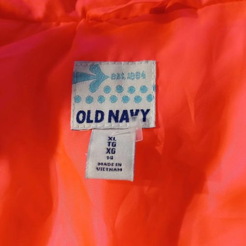 OLD NAVY neon pink női pufi mellény (EU 42 / XL)