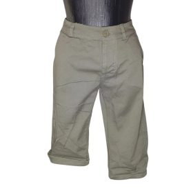 Onlyforgirl olívazöld vászon térdnadrág – S méret