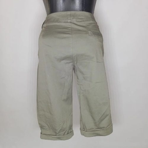 Onlyforgirl olívazöld vászon térdnadrág – S méret