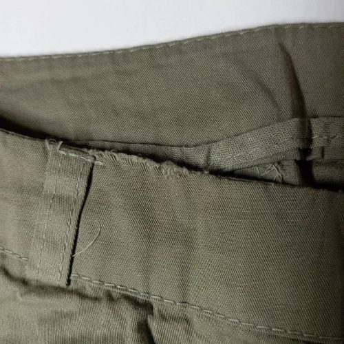 Onlyforgirl olívazöld vászon térdnadrág – S méret