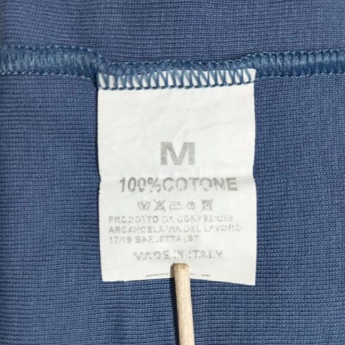 OP Lady kék női Basic póló strasszos szívekkel – M