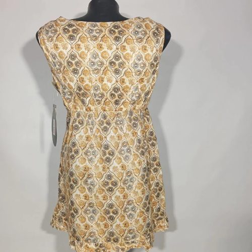 Patrick Robinson – napfényes retró mini ruha fodros aljjal (M)