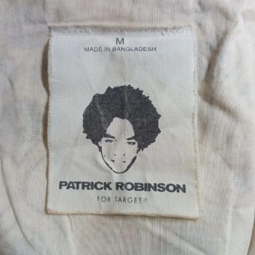 Patrick Robinson – napfényes retró mini ruha fodros aljjal (M)