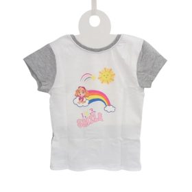   Paw Patrol kétoldalas lány póló – szürke-fehér, 98/104-es méret