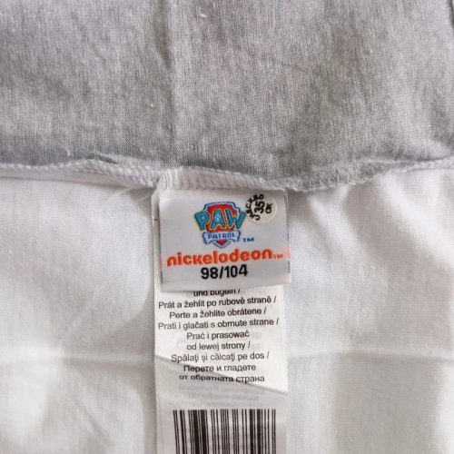 Paw Patrol kétoldalas lány póló – szürke-fehér, 98/104-es méret