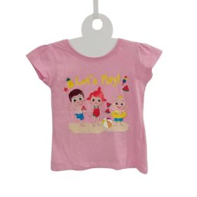 Cocomelon-rózsaszín-alapon-mintás-lányka póló – Let