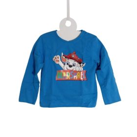   Paw Patrol – Marshall mintás kék hosszú ujjú fiú póló (98/104)