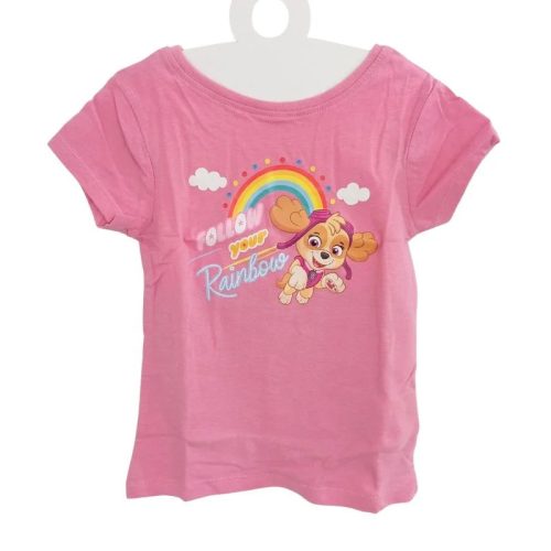 PAW Patrol kétoldalas lány póló – rózsaszín és szürke, 86/92