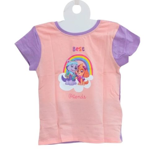 Paw Patrol kétoldalas lány T-shirt – rózsaszín-lila, 110/116