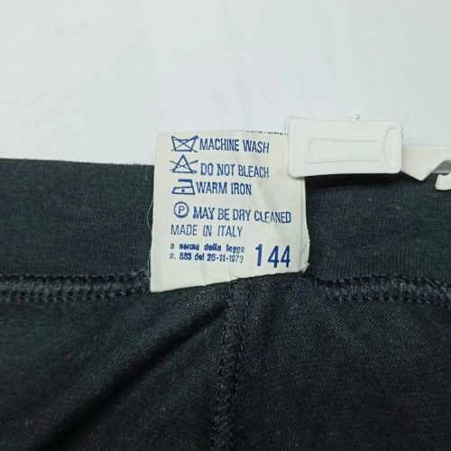 POP84 fekete pamut mini szoknya – elasztikus, olasz stílus