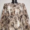 Primark kígyóbőr mintás hosszú ujjú midi ruha – 44
