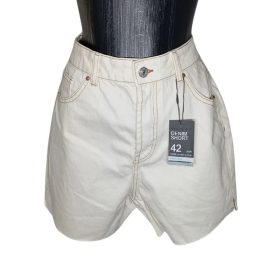 Primark ecru színű farmer rövidnadrág – 42-es méret