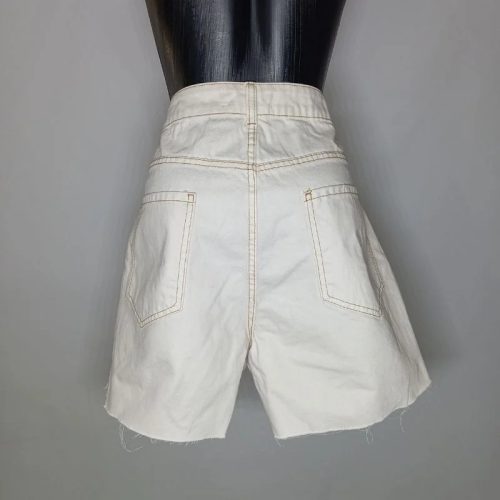 Primark ecru színű farmer rövidnadrág – 42-es méret