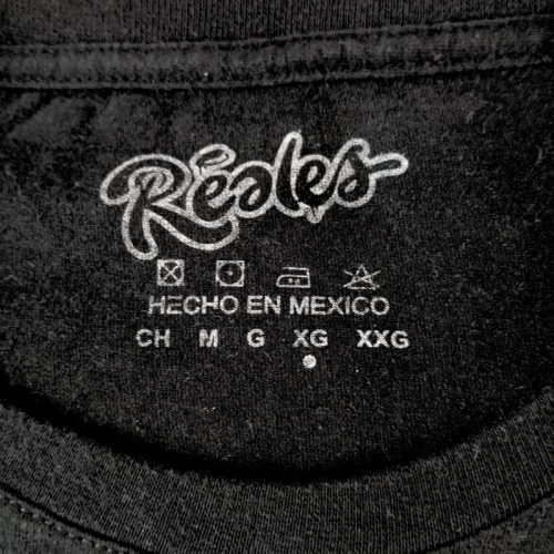 Férfi fekete Realés Street “El Gallo Negro” pamut póló