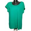 Reitmans Plus Size zöld női felső – cipzáras, csavart hátrésszel (1X)