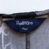 Reitmans nagy virágmintás fekete-fehér Blúz XL