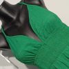 Zöld spagettipántos Shein nyári maxi ruha – 38 -as méretben