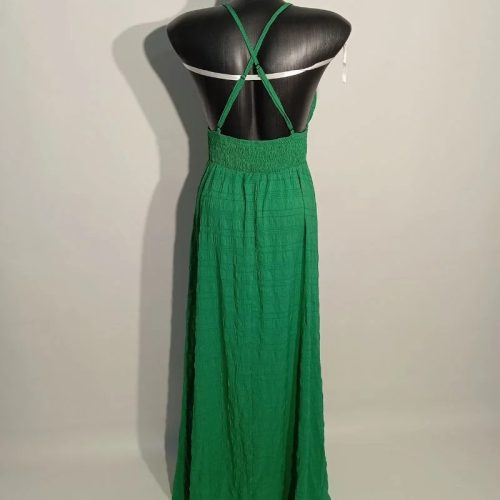 Zöld spagettipántos Shein nyári maxi ruha – 38 -as méretben