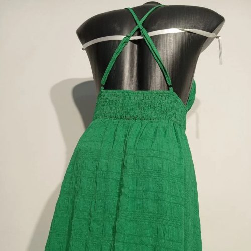 Zöld spagettipántos Shein nyári maxi ruha – 38 -as méretben