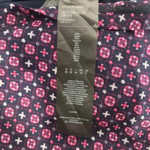 s.Oliver virágmintás nyári midi ruha – 36-os