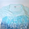 Style & Co. kék ombré virágmintás női felső