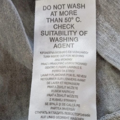 Superman hosszú ujjú gyerek póló – szürke, piros-sárga logóval - 110-1160-os