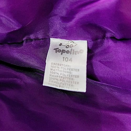 Topolino Lány Sí Kabát – 104-es méret – Meleg, Kapucnis, Vízhatlan Hatású Gyermek Dzseki