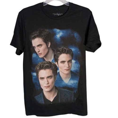 Twilight Edward Cullen Férfi Póló – Fekete, M Méret