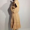 Őzbarna hímzett vintage nyári ruha – Vero Moda S méret