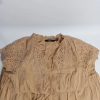 Őzbarna hímzett vintage nyári ruha – Vero Moda S méret