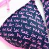 Victoria's Secret – Pink bikini felső, háromszög fazon, M-es méret