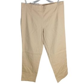   White Stag bézs női elegáns pamut nadrág – gumírozott derék, új, címkés