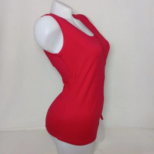 Xanaka – Piros megkötős oldalszabású női top